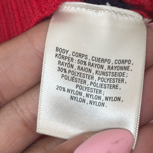 Maeve Rib Crew Compact Pullover Striped Sweater Size Small - Picture 7 of 8